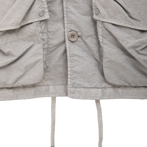 C.P. Company Flatt Nylon Utility Overshirt Drizzle 913 16CMOS015A-005991G Degli Uberti